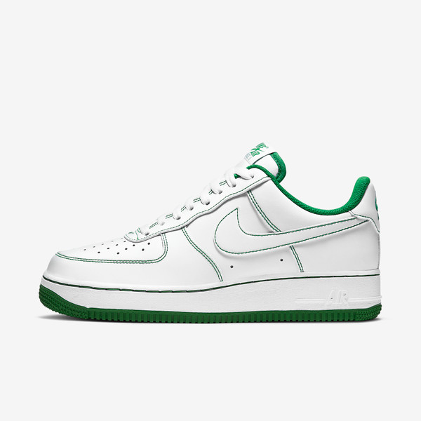 Air force 1 Contrast stitch White green pine