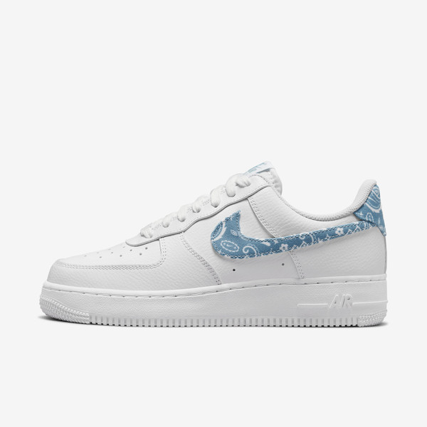 Air force 1 White blue Paisley