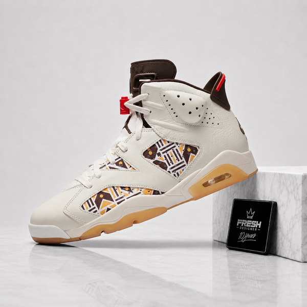 Air Jordan 6 Retro Quai 54 Sail Brown(2020)