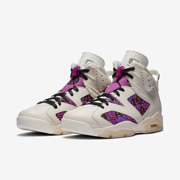 Air Jordan 6 Retro Quai 54 Sail Black(2020)