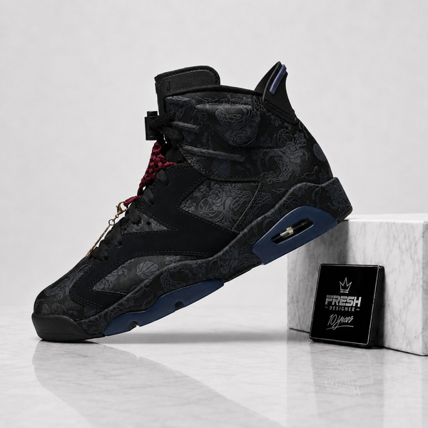 Air Jordan 6 Retro Single day All Black