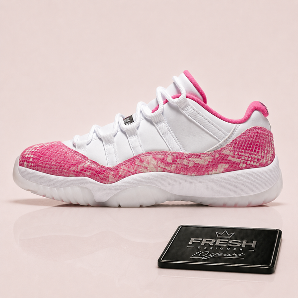 Air Jordan 11 Retro Low Pink Snakeskin