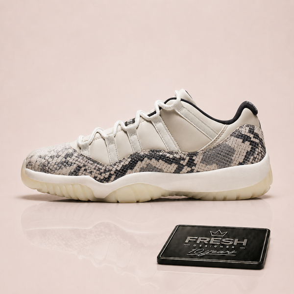 Air Jordan 11 Retro Low Light Bone Snakeskin