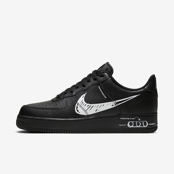 Air force 1 Sketch Black