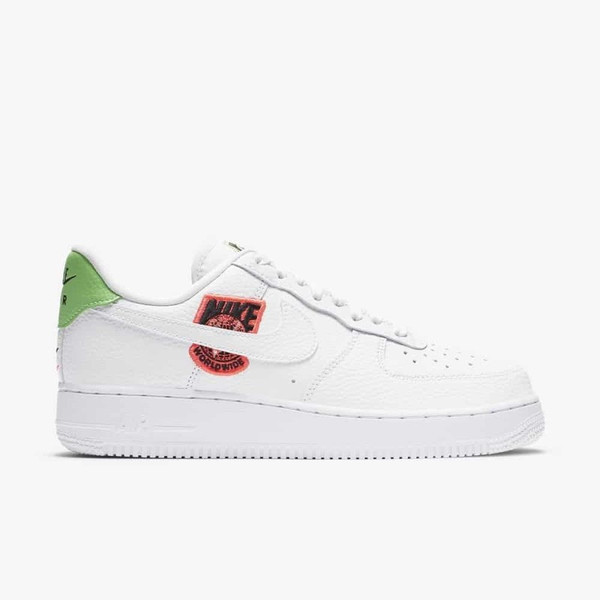 Nike Air Force 1 Low '07 SE 'Worldwide Pack – Flash Crimson Green Strike' – Vibrant Global Design Nike Air Force 1 Low '07 SE 'Worldwide Pack – Flash Crimson Green Strike' – Vibrant Global Design