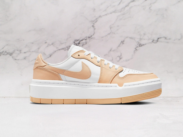 AJ1 Elevate Low 'Onyx' – Premium Leather Upper with Onyx Overlays