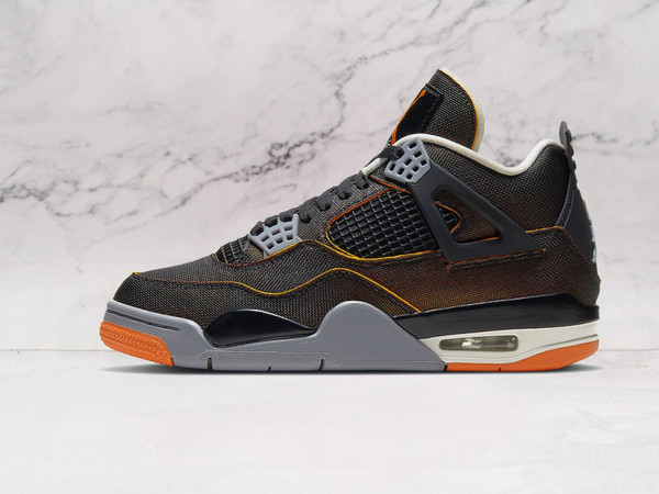 Air Jordan 4 Retro 'Starfish' – Bold Orange & Black Contrast
