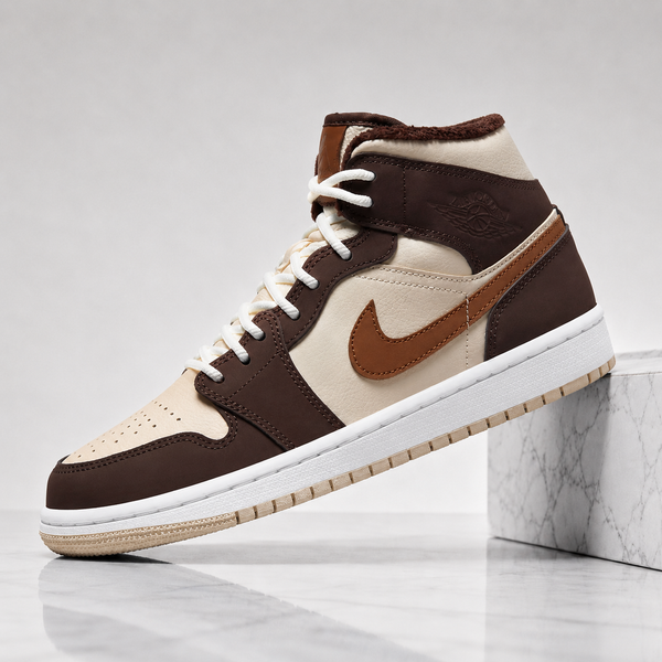 Air Jordan 1 Mid SE Brown Basalt Oatmeal
