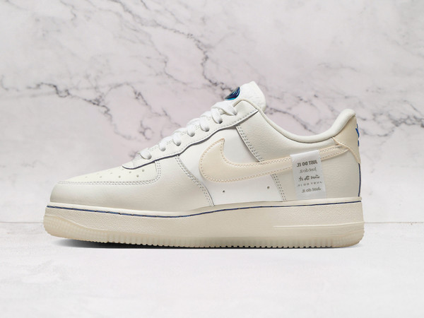 AF1 Worldwide Pack – White Leather with Blue Accents AF1 Worldwide Pack – White Leather with Blue Accents