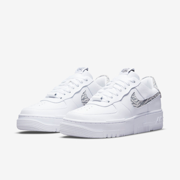 Air Force 1 Pixel SE White Zebra