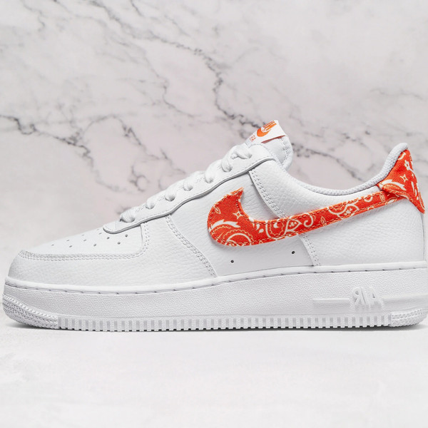 Air Force 1 Paisley Orange