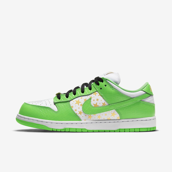 Nike SB Dunk Low Supreme Stars Mean Green (2021)