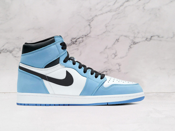AJ1 Retro High – Bold Blue and Black Overlay Details