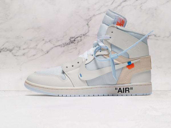 Air Jordan 1 Retro High Off-White White – Leather and Mesh Upper