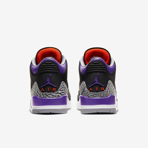 Jordan 3 Retro Black Court Purple