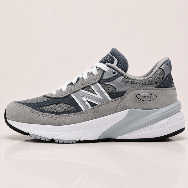NEW BALANCE  Gray 'Made In USA' 990v6 Sneakers