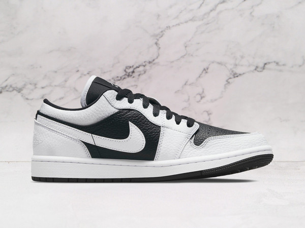 Jordan 1 Low Homage – Perforated Toe Box & Nike Swoosh