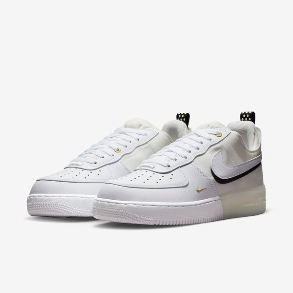 Air Force 1 React White Sail Black
