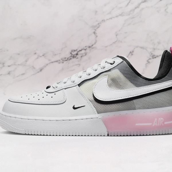 Nike Air Force 1 React White Black Pink