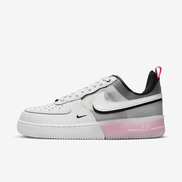 Nike Air Force 1 React White Black Pink