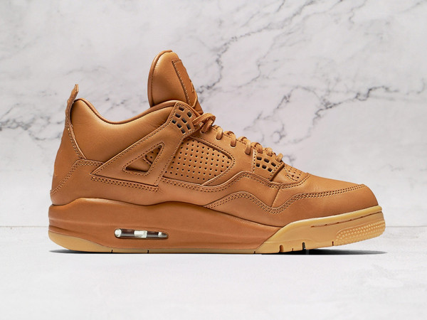 Jordan 4 Ginger Wheat – Tonal Detailing & Gum Sole Jordan 4 Ginger Wheat – Tonal Detailing & Gum Sole