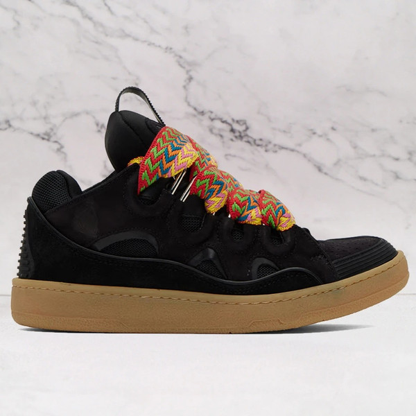 Lanvin Leather Curb Black