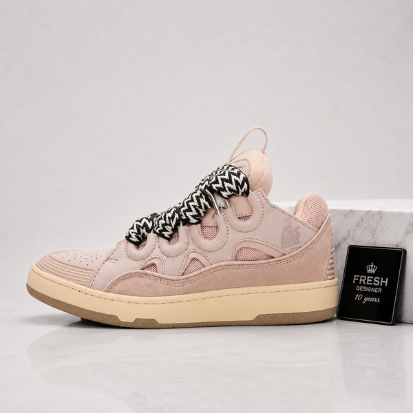 LANVIN  Pink Curb Sneakers
