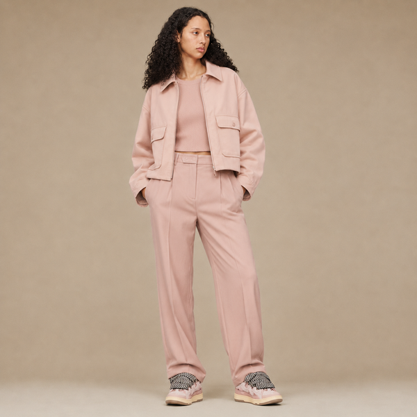 LANVIN  Pink Curb Sneakers