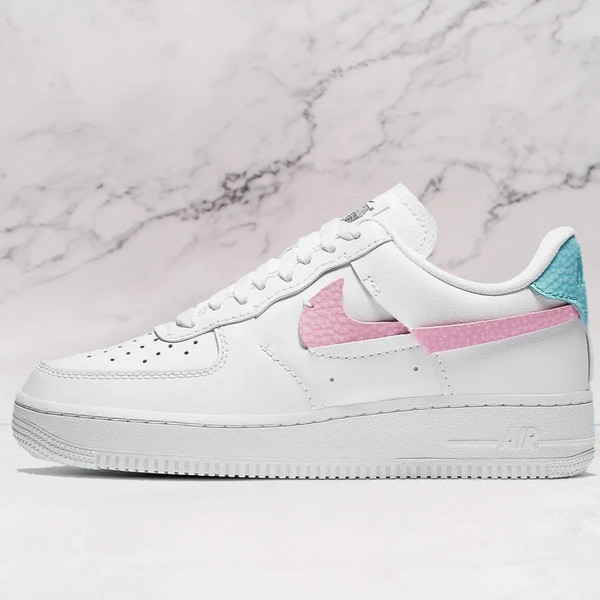 Air Force 1 LXX Vandalized Pink Aqua
