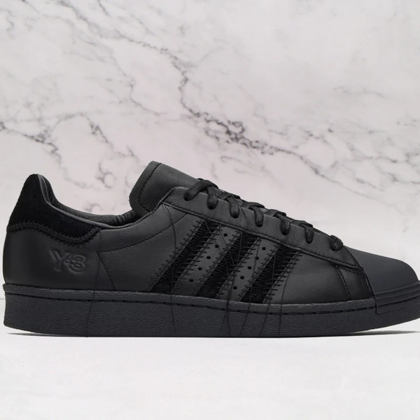 ADIDAS ORIGINALS  Black Superstar 82 Sneakers