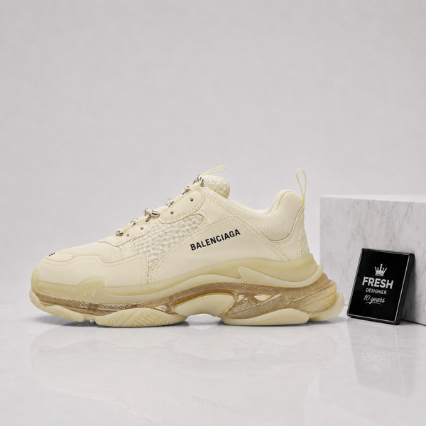 Balenciaga Triple S Clear Sole Off White