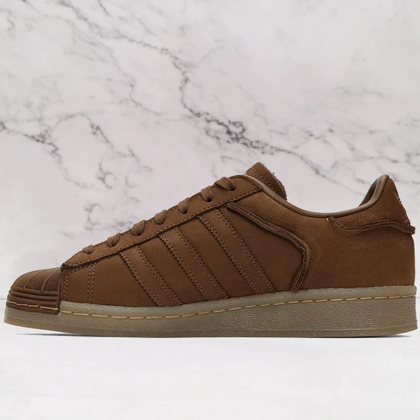 ADIDAS ORIGINALS  Brown Superstar 82 Sneakers