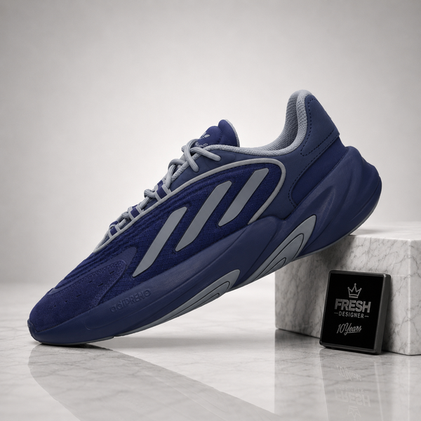 ADIDAS ORIGINALS  Blue & Gray Ozelia Sneakers
