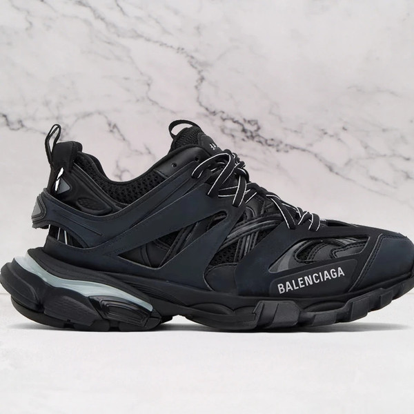 BALENCIAGA  Black Track LED Sneakers