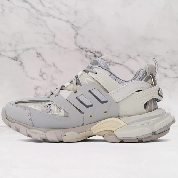 BALENCIAGA  Gray Track LED Sneakers