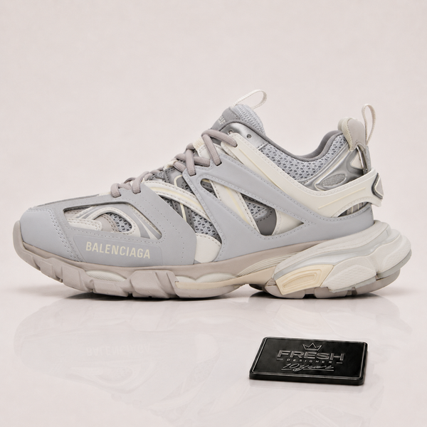 BALENCIAGA  Gray Track LED Sneakers