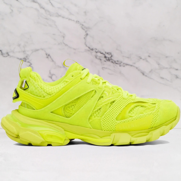 Balenciaga Track Clear Sole Neon Yellow