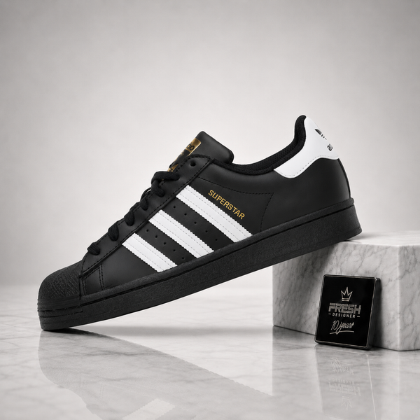 Adidas Classic Superstar Black White