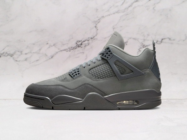 Air Jordan 4 Retro SE Paris Olympics Wet Cement sneaker in grey, black, and white