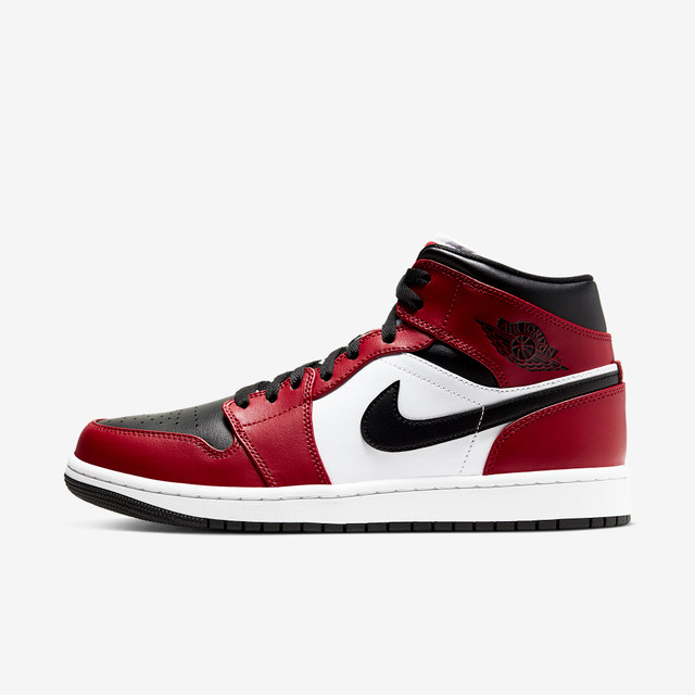 Air jordan 1 Mid Chicago toe