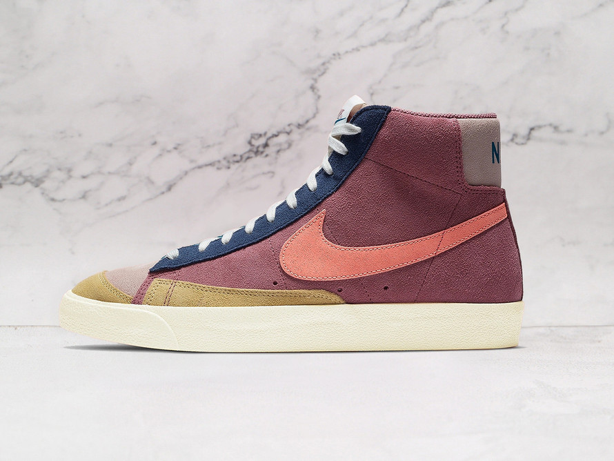 Nike Blazer Mid '77 'Desert Berry' – Suede Upper with Colorful Accents