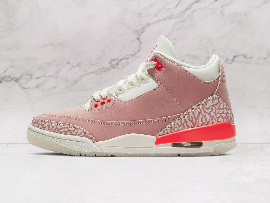 Air Jordan 3 Retro 'Rust Pink' – Women's Exclusive in Soft Pink Nubuck