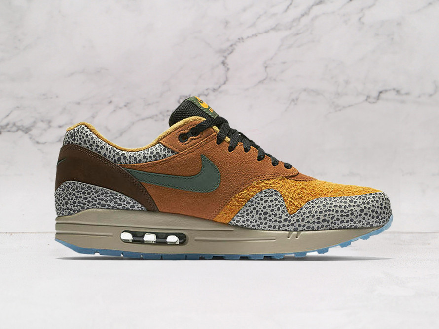 Air Max 1 Atmos – Safari Print Overlays & Suede Upper
