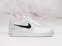 Nike Air Force 1 '07 LV8 'Cut Out Swoosh' – Modern White/Black Design