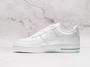 Nike Air Force 1 '07 LX 'Thank You Plastic Bag' – White Leather with Rose Graphic on Midsole
