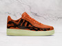 Nike Air Force 1 Low 'Orange Skeleton' 2020 – Starfish Orange Leather Upper with Black Skeletal Graphics