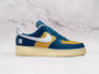 Air force 1 SE Undefeated 5 on it Blue yellow crock