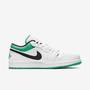 Air Jordan 1 Low White lucky Green black