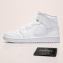 Air Jordan 1 Mid Triple White