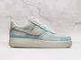 Nike Air Force 1 Low Clouds in Celestine Blue suede.